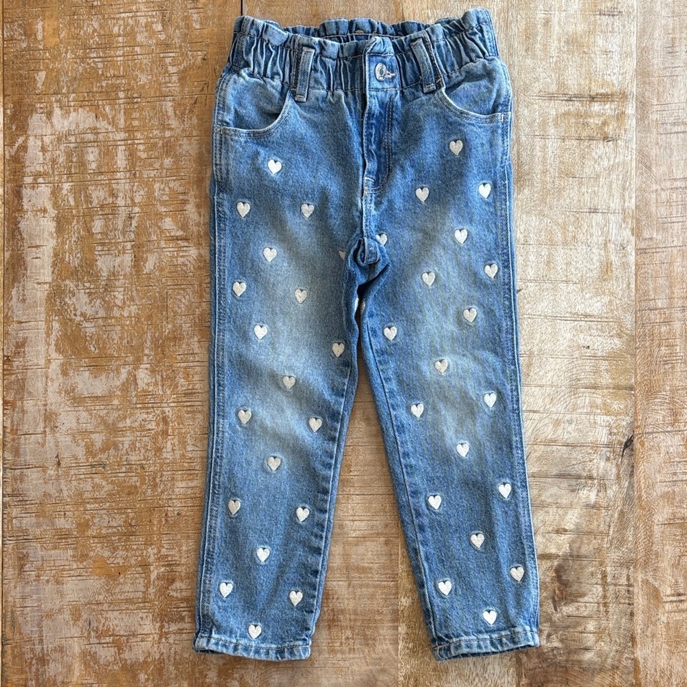 Gap Girls Heart Jeans 4t - Picture 2 of 7